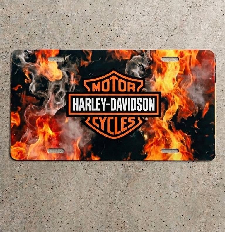 Harley Davidson license plate